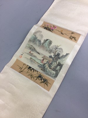 Lot 450 - A LOT OF TWO CHINESE SCROLLS