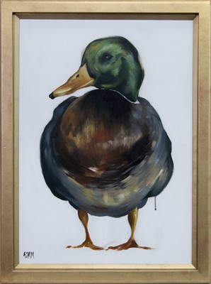 Lot 548 - THE DUCK, AN OIL BY GEORGINA MCMASTER