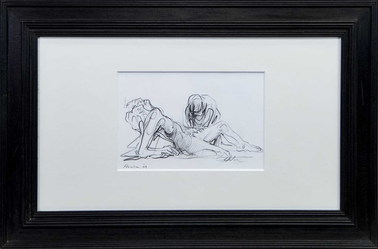 Lot 565 - AN UNTITLED SKETCH BY PETER HOWSON