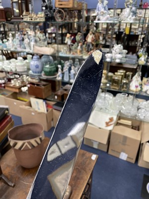 Lot 457 - A LATE 19TH CENTURY NAVAL OFFICERS SWORD, ANOTHER AND A REPRODUCTION SWORD