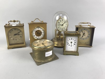 Lot 458 - AN ANNIVERSARY CLOCK AND FIVE OTHER CLOCKS