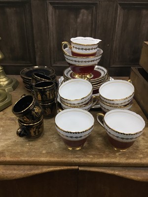 Lot 488 - A SALSBURY TEA SERVICE AND A GIANNIS GREEK PART COFFEE SERVICE