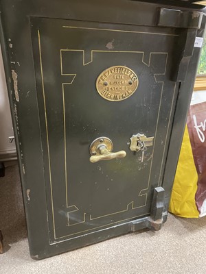 Lot 498 - A VINTAGE WH WAKEFIELD & CO SAFE