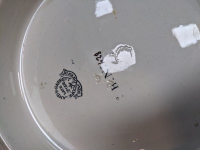 Lot 249 - A MID-19TH CENTURY COPELAND & GARRETT, LATE SPODE 'NEW FAYENCE' WASH BOWL AND EWER, AND OTHER ITEMS