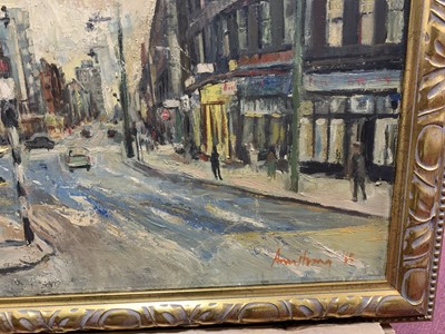 Lot 563 - CHARING CROSS, GLASGOW, AN OIL BY ANTHONY ARMSTRONG