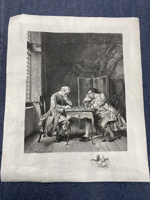 Lot 511 - A GROUP OF UNFRAMED PRINTS AND ETCHINGS