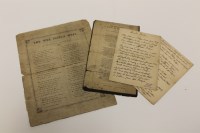 Lot 1258 - GLASGOW LITERARY INTEREST: HANDWRITTEN POEM...