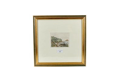 Lot 548 - CASES A L'ANSE DE L'ASTROLABE, A LITHOGRAPH BY LOUIS AUGUSTE DE SAINSON