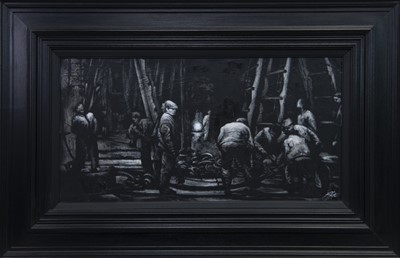 Lot 525 - BENEATH THE TITANIC, AN OIL BY RYAN MUTTER