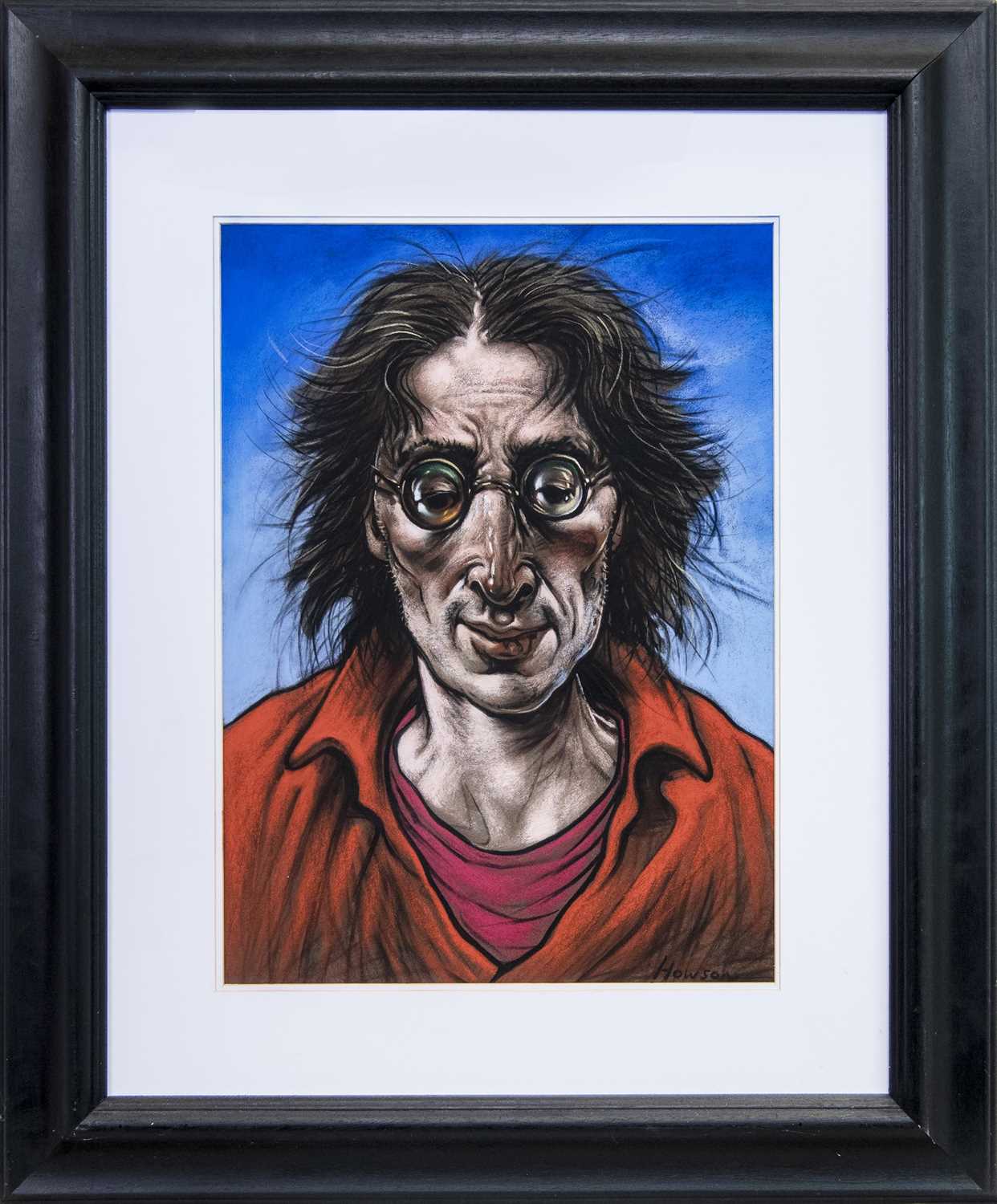 Lot 557 - IMAGINE, A PASTEL BY PETER HOWSON