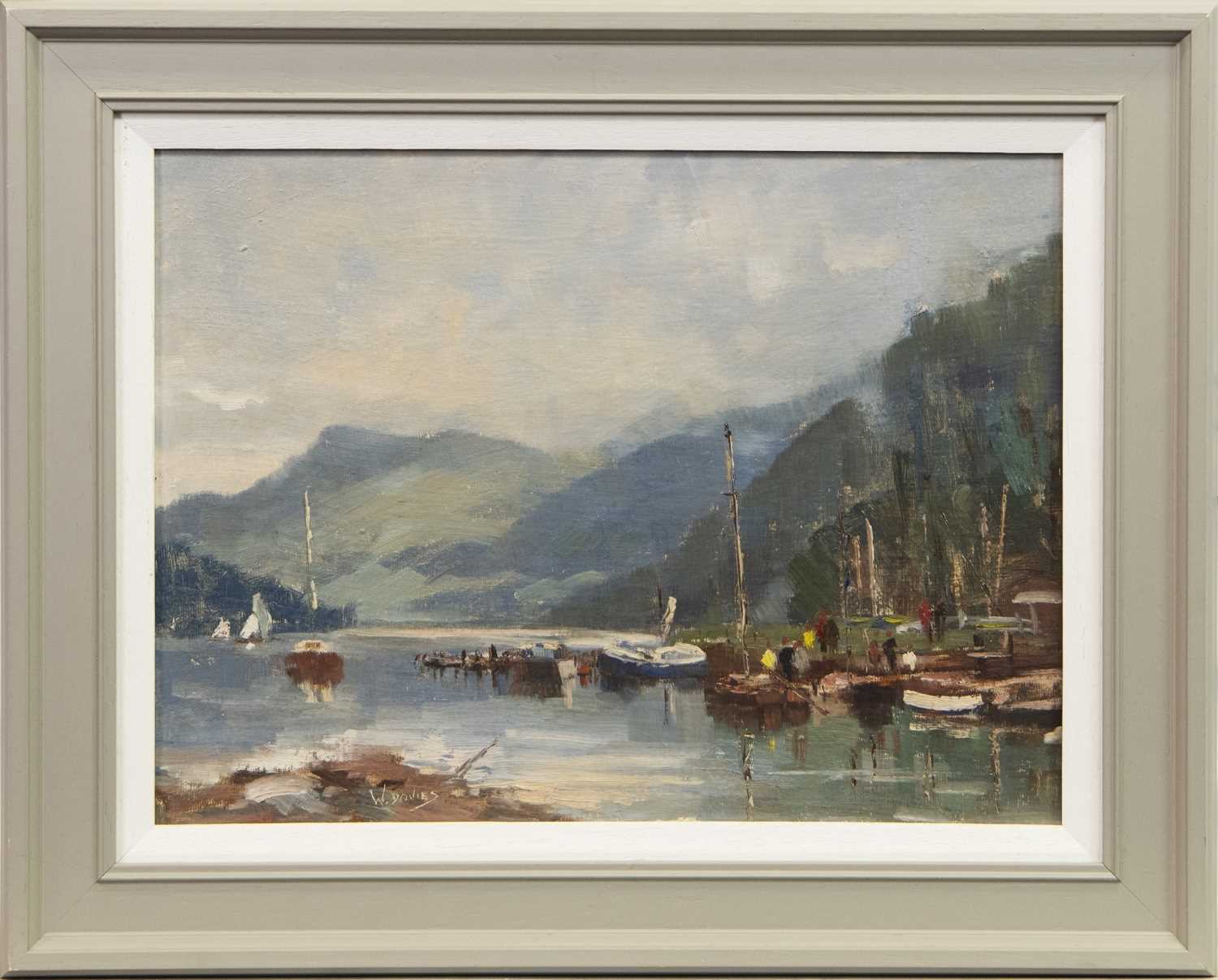 Lot 611 - KENMORE, LOCH TAY, AN OIL BY WILLIAM DAVIES