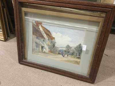 Lot 91 - A PAIR OF FRAMED PICTURES
