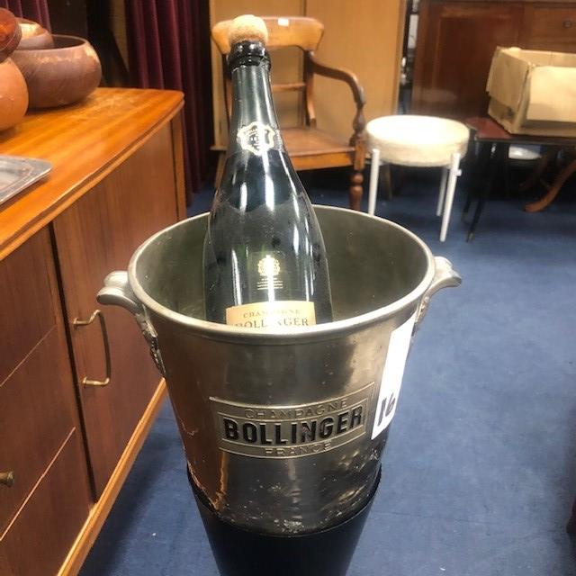 Lot 14 A VINTAGE BOLLINGER CHAMPAGNE ICE BUCKET
