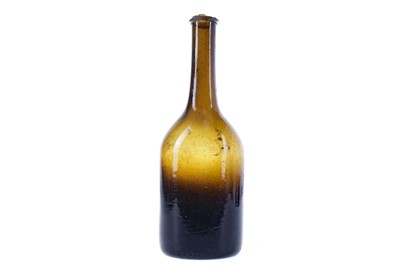 Lot 1132 - A GEORGE III WINE BOTTLE