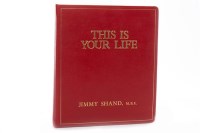 Lot 1300 - THIS IS YOUR LIFE the album presented to Jimmy...