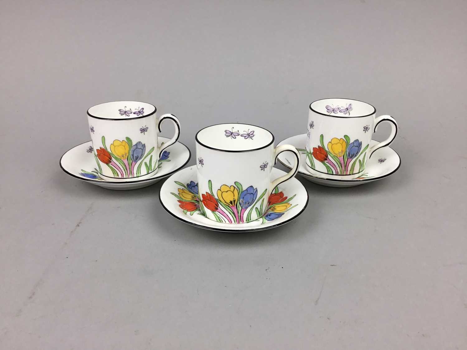 Lot 95 - A NEW CHELSEA 'CROCUS TIME' PART TEA SERVICE  AND OTHER TEA WARE