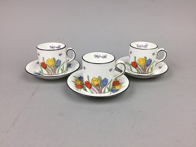 Lot 95 - A NEW CHELSEA 'CROCUS TIME' PART TEA SERVICE  AND OTHER TEA WARE