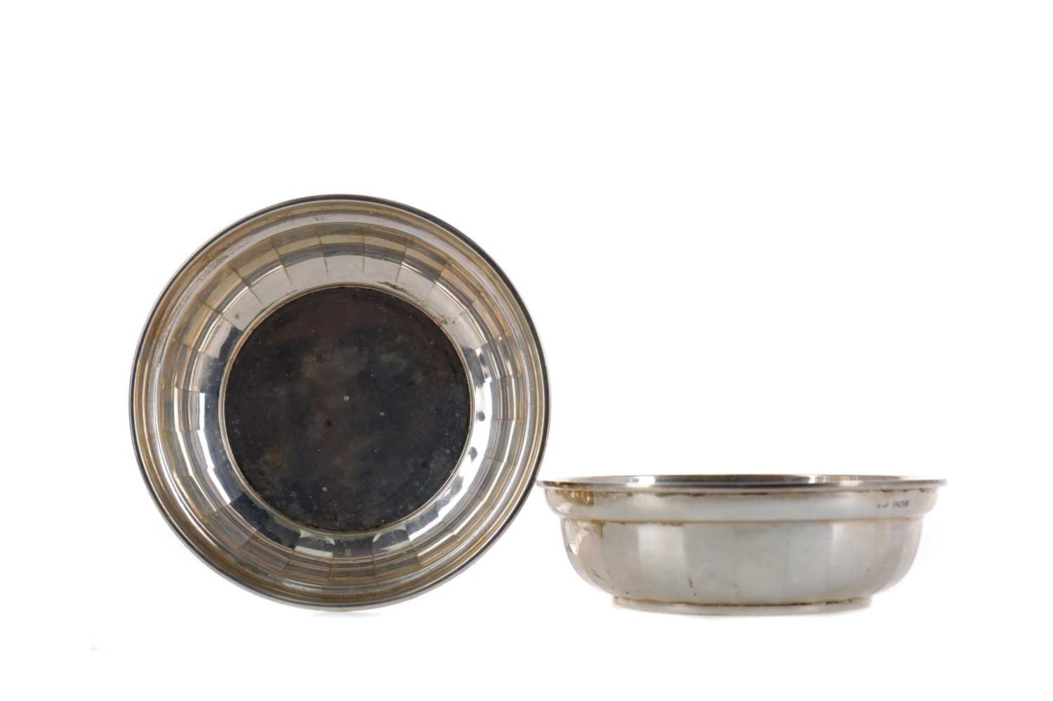 Lot 456 - A PAIR OF GEORGE V SILVER BONBON DISHES