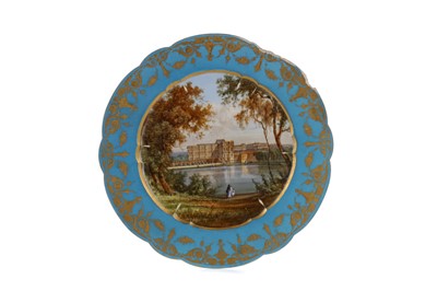 Lot 1175 - A LATE 19TH CENTURY CABINET PLATE
