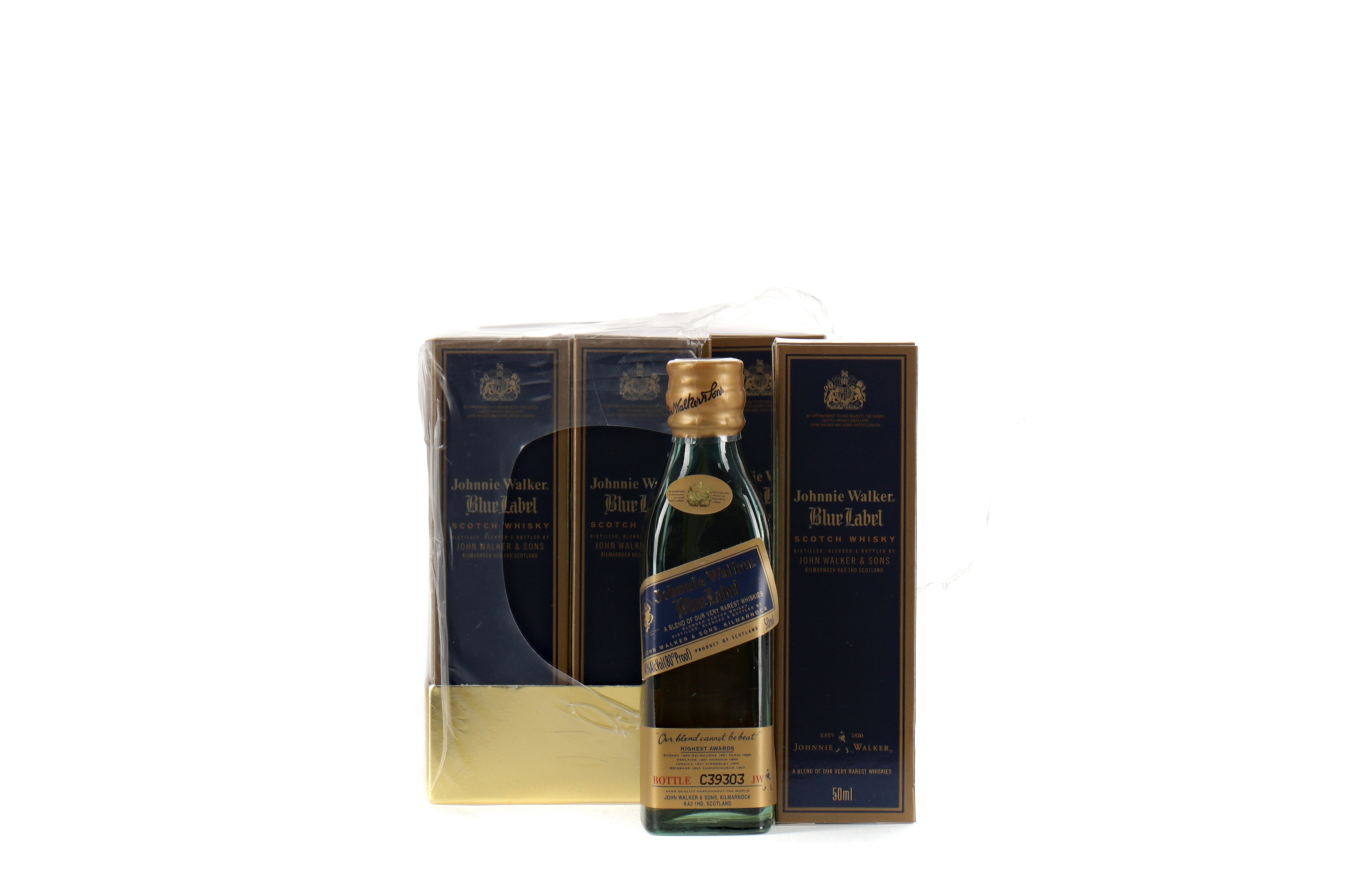 Lot 36 - TWELVE JOHNNIE WALKER BLUE LABEL MINIATURES