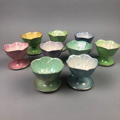 Lot 133 - A LOT OF SIX MALING SUNDAE DISHES AND OTHERS