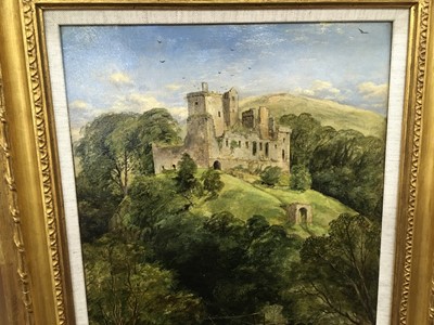 Lot 55 - CASTLE CAMPBELL, CLACKMANNAN, AN OIL ATTRIBUTED TO THOMAS CRESWICK
