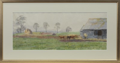 Lot 53 - SPANISH GRANJA, PLASENCIA, A WATERCOLOUR BY JOHN BULLOCH SOUTER