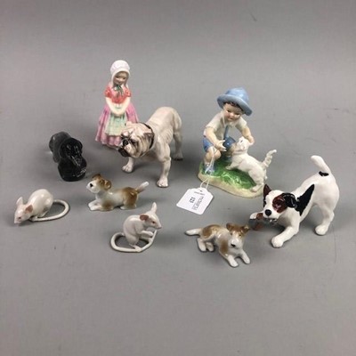 Lot 123 - A LOT OF ROYAL DOULTON AND OTHER ANIMALS AND FIGURES