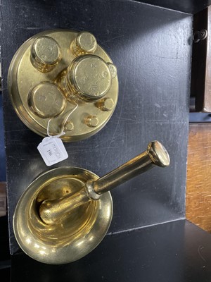 Lot 196 - A LOT OF BRASS AND COPPER WARE