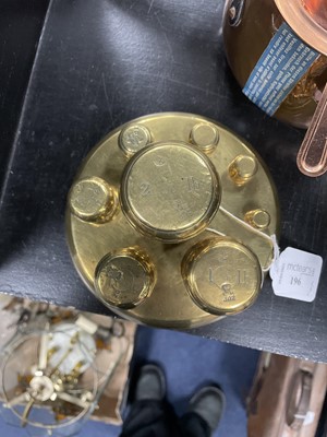 Lot 196 - A LOT OF BRASS AND COPPER WARE