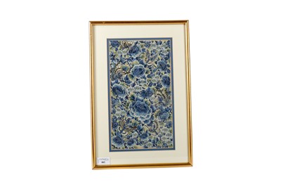 Lot 882 - A LATE 19TH CENTURY CHINESE EMBROIDERED PANEL