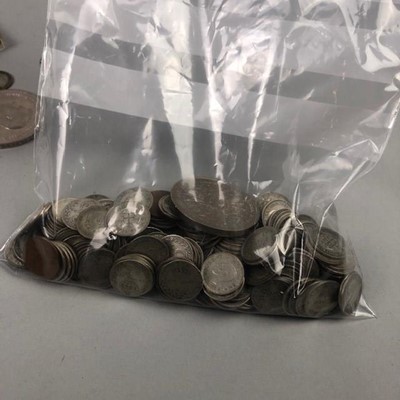 Lot 36 - A COLLETCTION OF SILVER THREE PENNY COINS