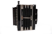 Lot 1332 - HARDY SCOT ONE ROW THREE VOICE MELODEON 1920's...