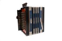 Lot 1333 - CHAMPION BAND ONE ROW FOUR VOICE MELODEON...