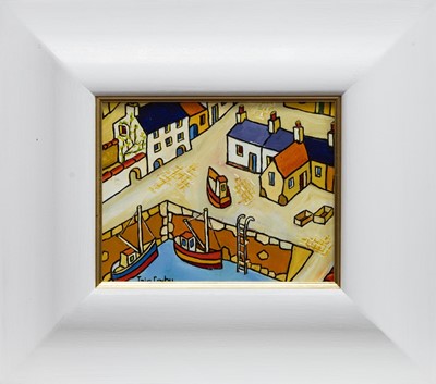 Lot 671 - EAST NEUK HAVEN, AN OIL BY IAIN CARBY