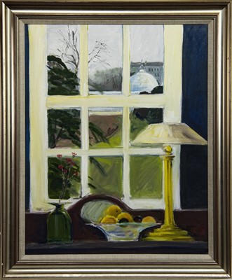 Lot 701 - THROUGH THE WINDOW, AN OIL BY C ROSS