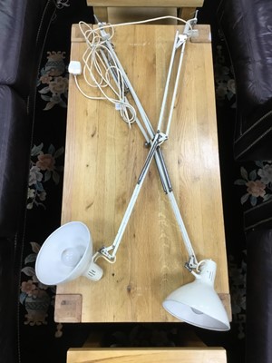 Lot 187 - A PAIR OF VINTAGE ANGLEPOISE LAMPS
