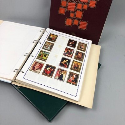 Lot 229 - A LOT OF SEVEN ALBUM OF VARIOUS STAMPS