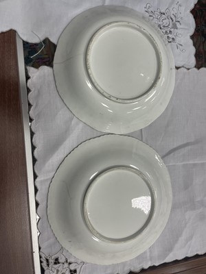 Lot 40 - A PAIR OF LATE 19TH CENTURY ENGLISH PORCELAIN BOWLS AND OTHERS