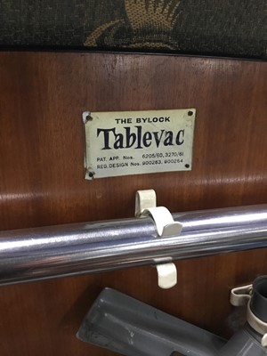 Lot 254 - A WALNUT TABLE VAC