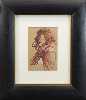 Lot 753 - RED, A MIXED MEDIA BY PETER HOWSON