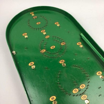 Lot 299 - A VINTAGE CHAD VALLEY BAGATELLE BOARD