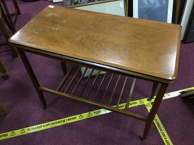 Lot 302 - A MAHOGANY TURNOVER CARD TABLE