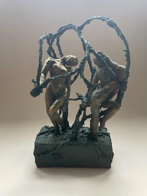 Lot 700 - RIBBON DANCERS, A WORK BY OLIVE THOMSON