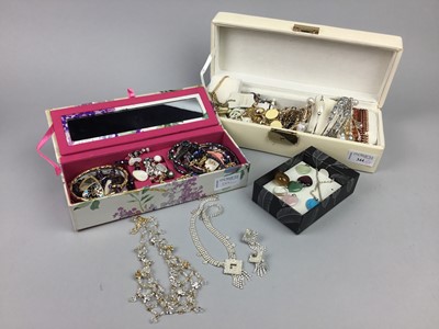 Lot 344 - A LOT OF COSTUME JEWELLERY