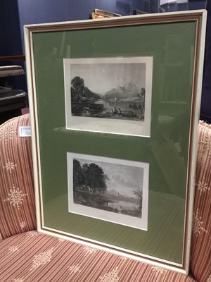 Lot 349 - A LOT OF FRAMED PRINTS AND ETCHINGS