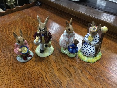 Lot 351 - A COLLECTION OF ROYAL DOULTON BUNNYKINS FIGURES