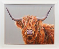 Lot 47 - LYNNE JOHNSTONE, BIG BELLA oil on canvas,...