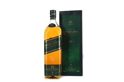 Lot 104 - JOHNNIE WALKER GREEN LABEL AGED 15 YEARS - ONE LITRE