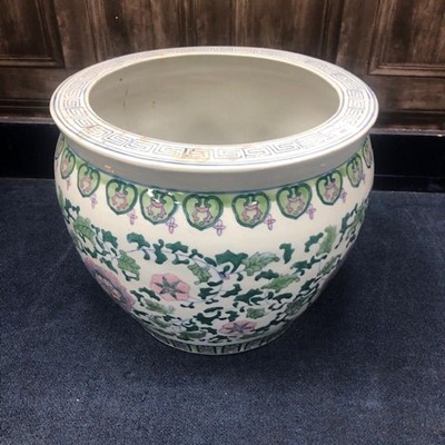 Lot 373 - A CERAMIC PLANTER